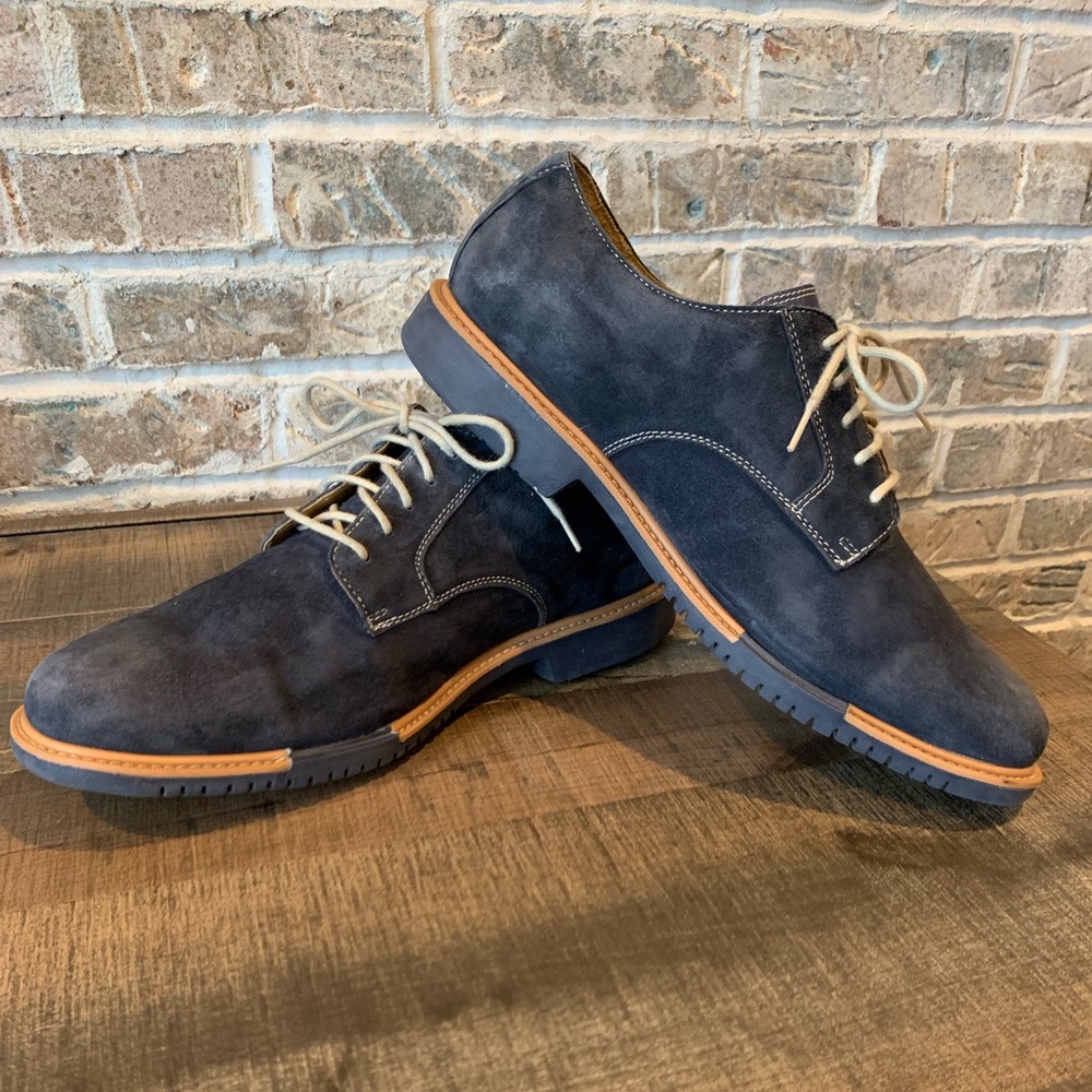 Cole Haan Men’s Blue Suede Oxford Size 9